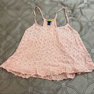 Prince & Fox medium pink crop top (juniors)